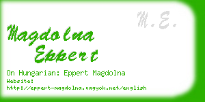 magdolna eppert business card